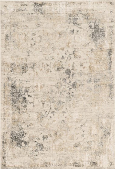 Transitional Grey/Silver Area Rug: Madison Geena 1374207: Grey (Power-Loomed Area Rug)
