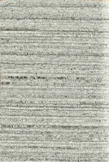 Modern/Transitional Grey/Silver Wool Area Rug: Mafi Signature Handloom HL-10 (Hand-Looped Area Rug)