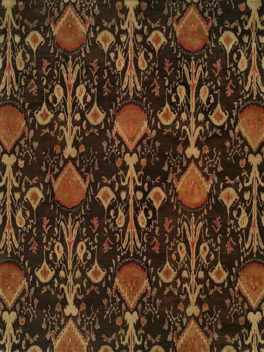 Transitional Brown Wool Area Rug: Regal Horizon Lights 188124: Brown/Multi (Hand-Tufted Area Rug)