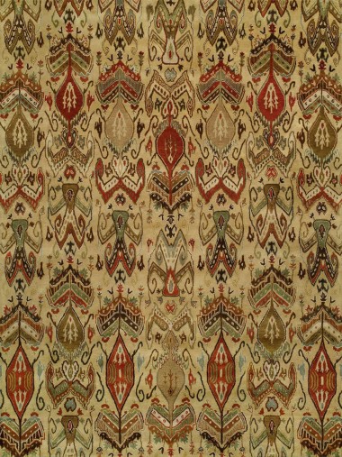 Transitional Yellow/Gold Wool Area Rug: Regal Horizon Lights 188524: Gold (Hand-Tufted Area Rug)