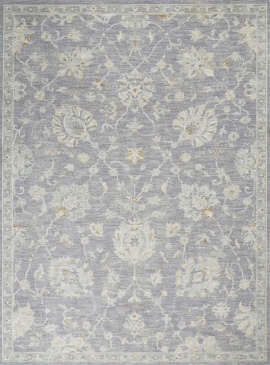 TraditionalCharcoal/Black Area Rug: Revival Ifana 180940: Charcoal (Power-Loomed Area Rug)
