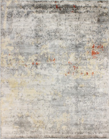 Transitional/Modern Grey Area Rug: Summit Cassandra 19391: Grey (Hand-Knotted Area Rug)_Transitional/Modern Grey Area Rug: Summit Cassandra 19391: Grey (Hand-Knotted Area Rug)_Transitional/Modern Grey Area Rug: Summit Cassandra 19391: Grey (Hand-Knotted Area Rug)