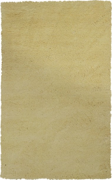 Shag Yellow/Gold Area Rug: Madison Blizzard 1324751: Canary Yellow (Hand-Woven Area Rug)