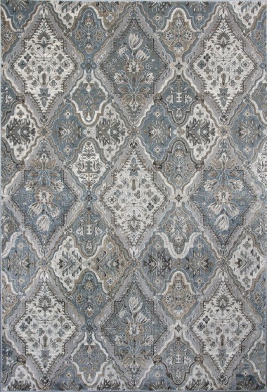 Transitional Grey/Silver Area Rug: Madison Promise 13162068: Silver (Power-Loomed Area Rug)