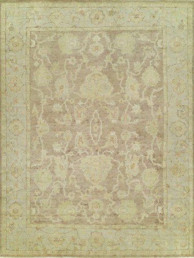 Traditional Brown Wool Area Rug: Regal Krona 1811200: Brown/Blue (Hand-Knotted Area Rug)