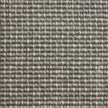 Modern/Transitional Grey/Silver Wool Area Rug: Design Organics Kalahari 4111412: Grey (Power-Loomed Area Rug)
