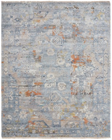Regal | Khloe | 1811643: Blue/Multi area rug Traditional/Transitional Blue/Navy Wool Area Rug: Regal Khloe 1811643: Blue/Multi (Hand-Knotted Area Rug)