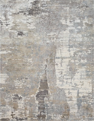 Traditional/Transitional Multi Area Rug: Regal Klondike 1811046: Earth Tones/Greys (Power-Loomed Area Rug)