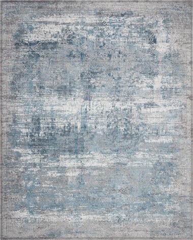 Traditional/Transitional Grey/Silver Area Rug: Regal Klondike 1811543: Grey/Spa (Power-Loomed Area Rug)