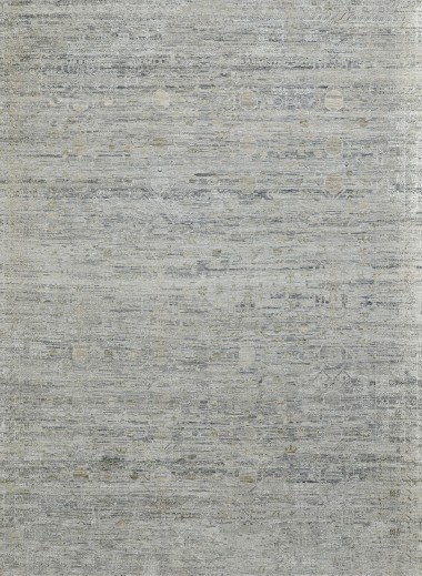 Traditional Grey/Silver Wool Area Rug: Mafi Signature Legacy LEG-132 (Hand-Knotted Area Rug)