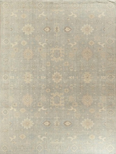 Traditional Blue/Navy Wool Area Rug: Mafi Signature Lilah LL-117 (Hand-Knotted Area Rug)