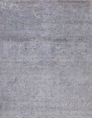 Mafi Signature | Modi | LUX-613: Camel/Blue area rug Transitional/Modern Beige/Tan Wool Area Rug: Mafi Signature Modi LUX-613 (Hand-Knotted Area Rug)