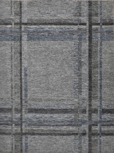 Modern Grey/Silver Wool Area Rug: Mafi Signature Mystique MYS-101 (Hand-Crafted Area Rug)