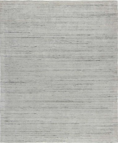 Modern/Transitional White Area Rug: Silk Road Marion 191344 (Hand-Loomed Area Rug)