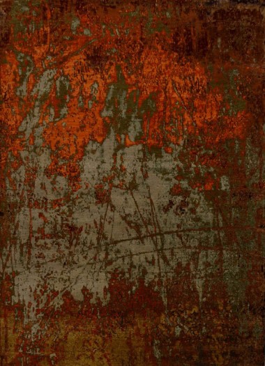 Transitional/Modern Beige/Tan Wool Area Rug: Mafi Signature Cosmos MDC-5002 (Hand-Knotted Area Rug)