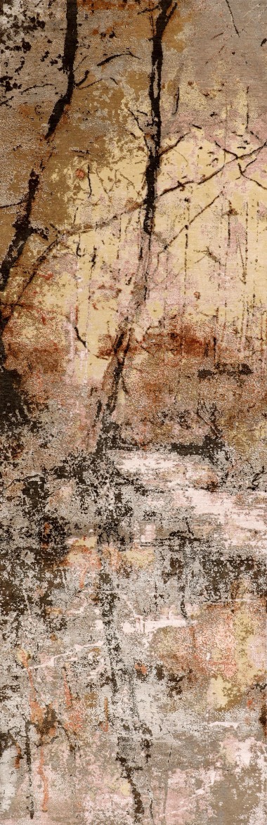 Transitional/Modern Beige/Tan Wool Area Rug: Mafi Signature Manhattan MDC-882 (Hand-Knotted Area Rug)