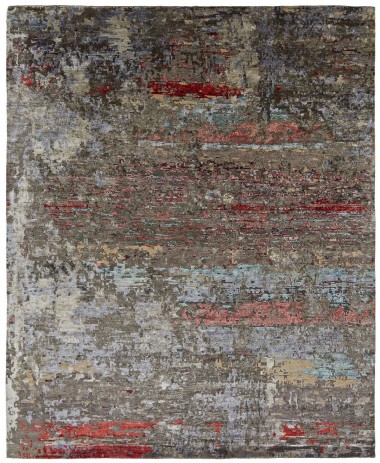 Transitional/Modern Multi Wool Area Rug: Regal New Love 1814493: Multi (Hand-Knotted Area Rug)