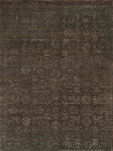 Traditional Grey/Silver Wool Area Rug: Regal Nouveau Riche 1814139: Grey (Hand-Knotted Area Rug)