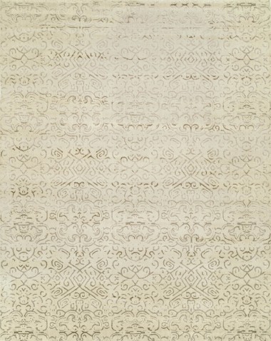 Transitional/Modern Beige/Tan Wool Area Rug: Regal New Star 1819055: Beige (Handmade Area Rug)