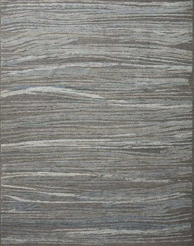 Traditional/Bohemian Beige/Tan Wool Area Rug: Allure Natural Ombre 11430 (Hand-Knotted Area Rug)