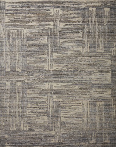 Traditional/Bohemian Beige/Tan Wool Area Rug: Allure Natural Ombre 11460 (Hand-Knotted Area Rug)