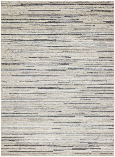 Contemporary Grey Wool Area Rug: Silk Road Naturalist 191401 (Hand-Knotted Area Rug)