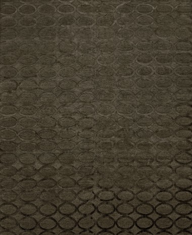 Modern Brown Wool Area Rug: Regal Oracle 1815877: Brown (Hand-Knotted Area Rug)