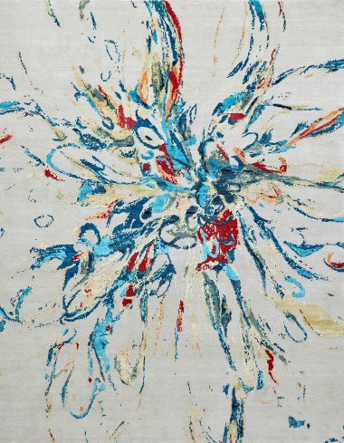 Modern/Transitional Multi Wool Area Rug: Third and Wall Lisa Ridgers Organica III URID-1043 (Hand-Knotted Area Rug)