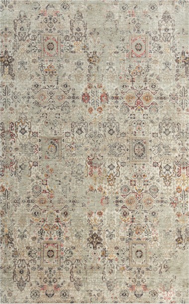 Traditional Green Wool Area Rug: Bainbridge Ovara 215801: Green/Beige (Luxe-Weave Construction Area Rug)