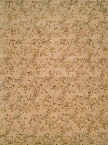 Regal | Reflection | 1818368: Tan/Beige area rug Traditional Beige/Tan Wool Area Rug: Regal Reflection 1818368: Tan/Beige (Hand-Knotted Area Rug)