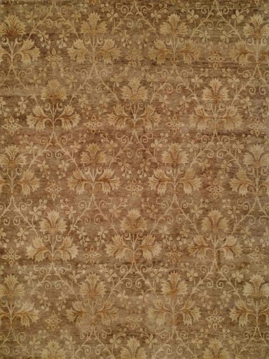 Transitional Brown Wool Area Rug: Regal Regal Marquis 1818927: Brown (Hand-Knotted Area Rug)