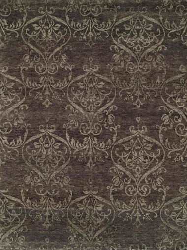 Regal | Regal Marquis | 1818337: Black area rug Transitional Charcoal/Black Wool Area Rug: Regal Regal Marquis 1818337: Black (Hand-Knotted Area Rug)