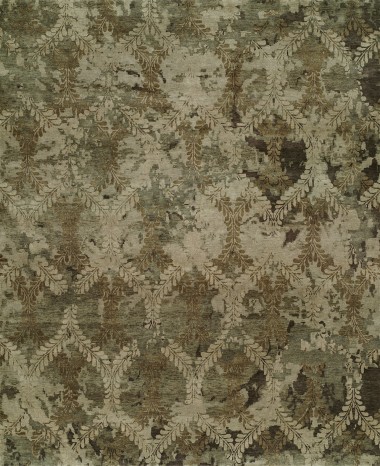 Transitional Beige/Tan Wool Area Rug: Regal Regal Marquis 1818837: Tawny Tan (Hand-Knotted Area Rug)