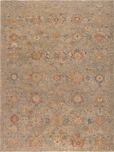 Traditional Camel Wool Area Rug: Silk Road Resurgence 1918981 (Hand-Knotted Area Rug)