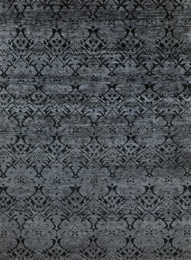 Mafi Signature | Soft Melody | SM-78226: Black/Charcoal area rug Transitional/Modern Charcoal/Black Area Rug: Mafi Signature Soft Melody SM-78226 (Hand-Knotted Area Rug)