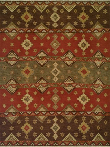 Traditional/Bohemian Multi Wool Area Rug: Regal Sudan 1819822: Multi (Handmade Area Rug)