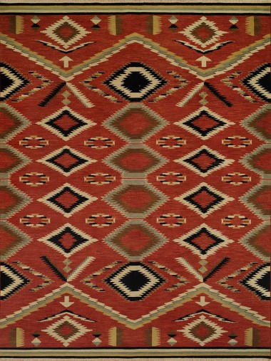 Traditional/Bohemian Multi Wool Area Rug: Regal Sudan 1819332: Multi (Handmade Area Rug)