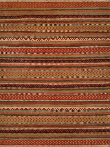 Traditional/Bohemian Multi Wool Area Rug: Regal Sudan 1819432: Multi (Handmade Area Rug)