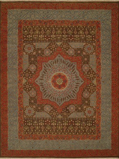 Traditional/Bohemian Multi Wool Area Rug: Regal Sudan 1819862: Multi (Handmade Area Rug)