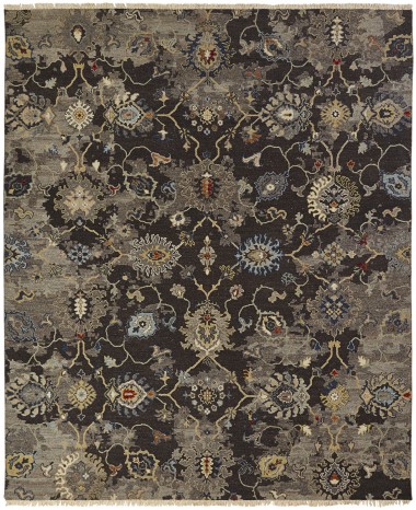 Regal | Sudan | 1819984: Brown/Multi area rug Transitional/Traditional Brown Wool Area Rug: Regal Sudan 1819984: Brown/Multi (Handmade Area Rug)