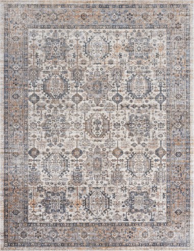Traditional/Transitional Yellow/Gold Area Rug: Regal Smolder 1819787: Chino/Earth (Power-Loomed Area Rug)