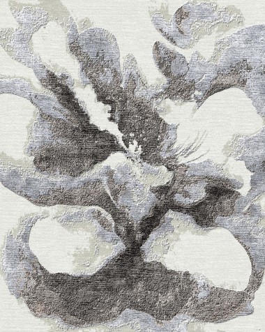 Third and Wall | K. Nari | Subtle Glam UNAR-270 area rug Modern/Transitional White/Ivory Wool Area Rug: Third and Wall K. Nari Subtle Glam UNAR-270 (Hand-Knotted Area Rug)
