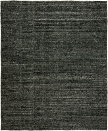 Transitional/Modern Charcoal/Black Wool Area Rug: Regal Teasha 1820256: Graphite (Power-Loomed Area Rug)