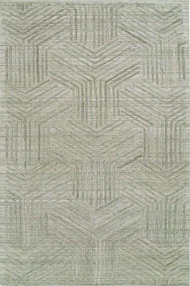 Transitional/Modern Beige/Tan Wool Area Rug: Regal Tamera's Trend 1820195: Grey Heather (Handmade Area Rug)