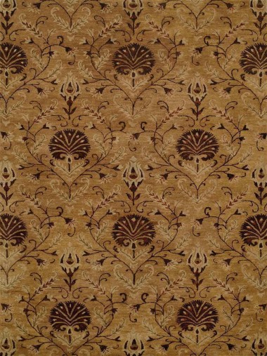 Transitional Beige/Tan Wool Area Rug: Regal True Zeal 1820133: Beige/Brown (Hand-Tufted Area Rug)