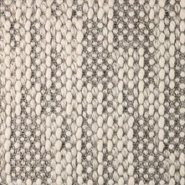 Modern/Transitional Grey/Silver Wool Area Rug: Design Organics Tetris 4205402: Grey (Power-Loomed Area Rug)
