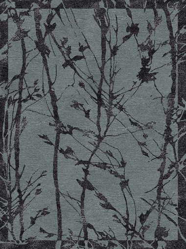 Transitional Grey/Silver Wool Area Rug: Mafi Signature Custom Transitional Transitional-13 (Hand-Knotted Area Rug)