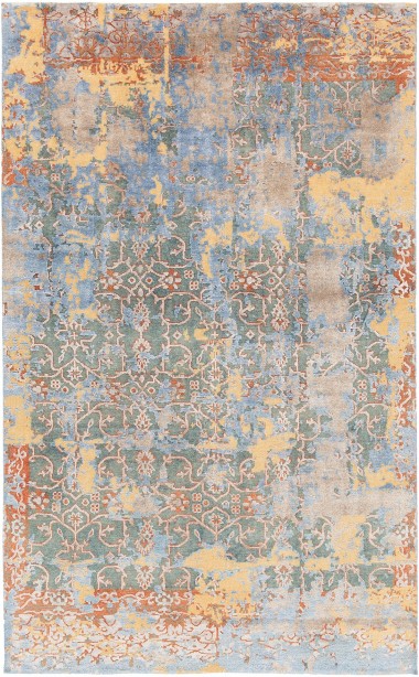 Traditional/Transitional Green Wool Area Rug: West Lake Vintage 23223086: Green/Blue (Hand-Knotted Area Rug)_Traditional/Transitional Green Wool Area Rug: West Lake Vintage 23223086: Green/Blue (Hand-Knotted Area Rug)_Traditional/Transitional Green Wool Area Rug: West Lake Vintage 23223086: Green/Blue (Hand-Knotted Area Rug)_Traditional/Transitional Green Wool Area Rug: West Lake Vintage 23223086: Green/Blue (Hand-Knotted Area Rug)