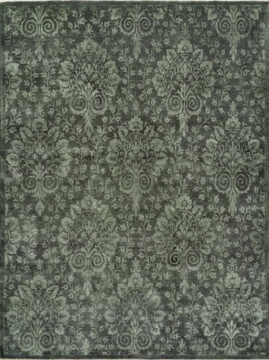 Transitional Beige/Tan Wool Area Rug: Regal Vintage Road 1822545: Taupe (Hand-Knotted Area Rug)