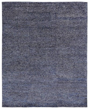 Regal | Vivid Style | 1822016: Indigo area rug Transitional/Modern Blue/Navy Wool Area Rug: Regal Vivid Style 1822016: Indigo (Hand-Knotted Area Rug)